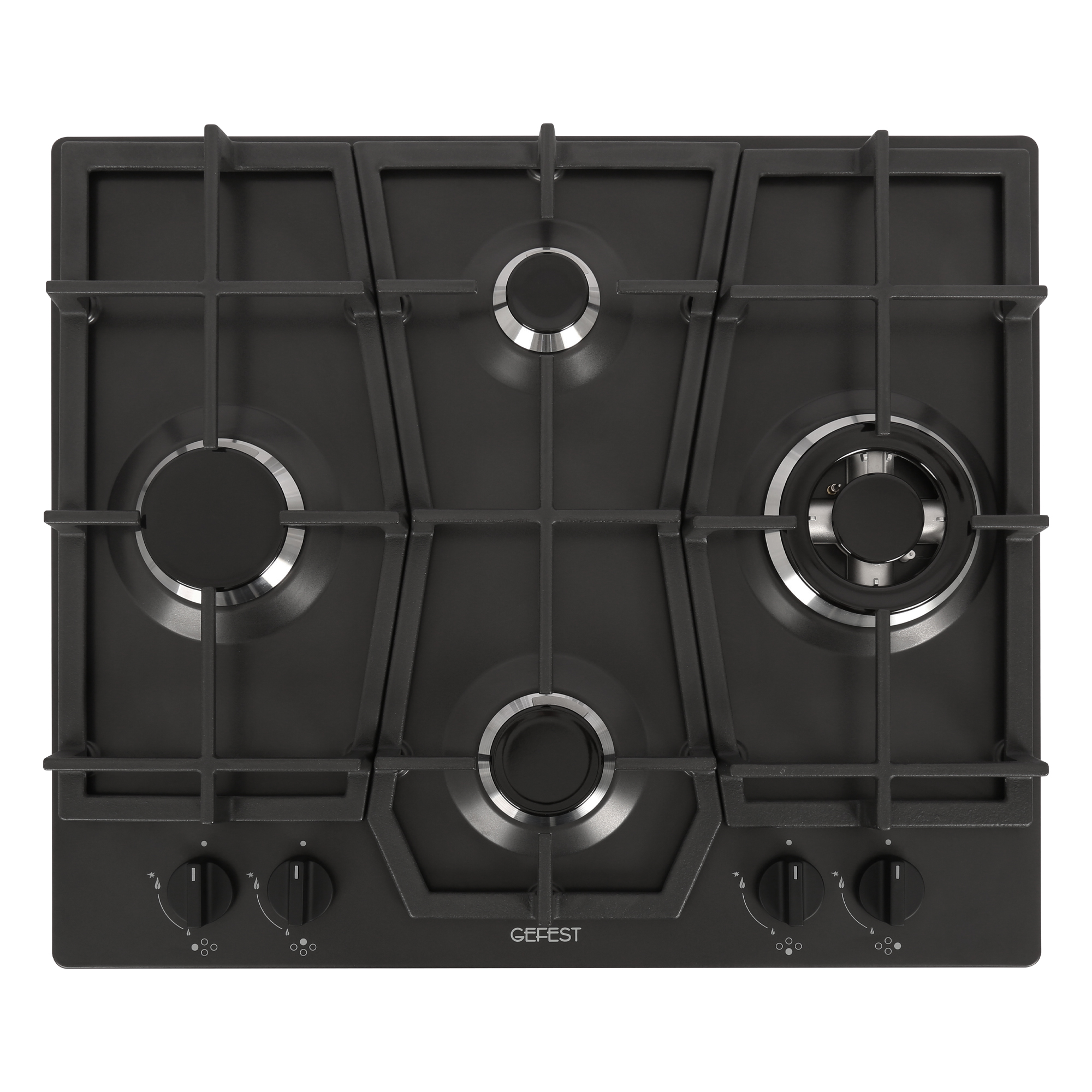 Варочная панель газовая GEFEST ПВГ 1401 К2, черный