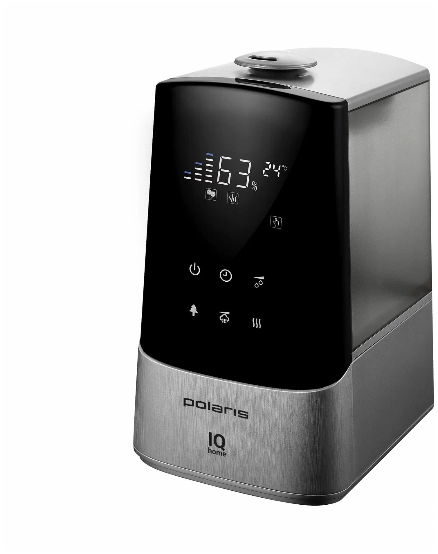 Увлажнитель воздуха Polaris PUH 2300 Wi-Fi IQ Home, черный/серебристый