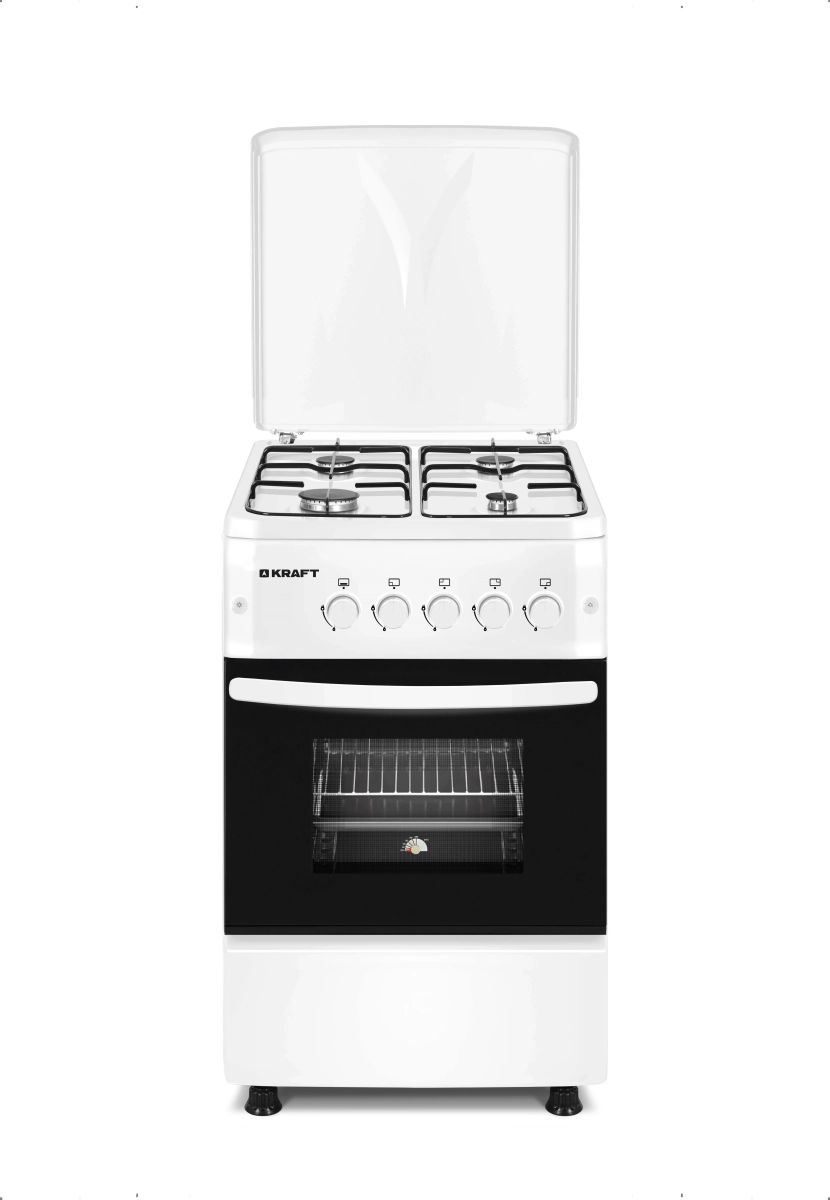 Плита комбинированная KRAFT KF-FSF5427AEW, белый