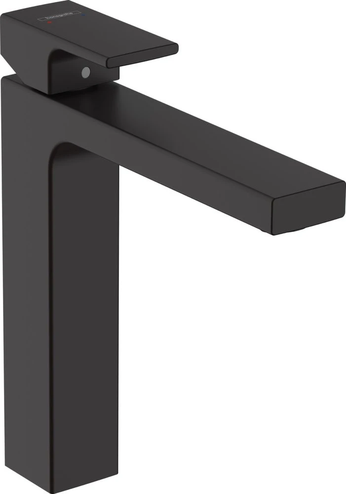 Смеситель для раковины Hansgrohe Vernis Shape 71591670 (без донного клапана), черный матовый
