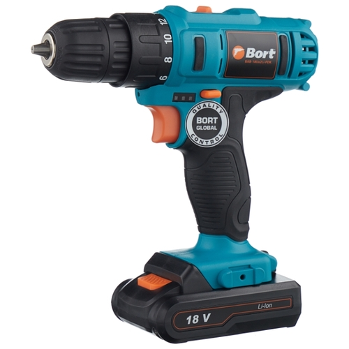 Дрель-шуруповерт Bort BAB-18Ux2Li-FDK