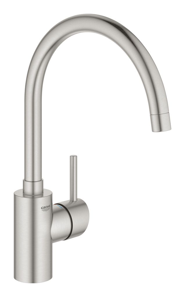 Смеситель для кухни с высоким изливом Grohe Concetto New 32661DC3, суперсталь