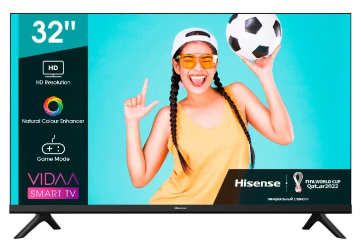 Телевизор Hisense 32A4BG черный
