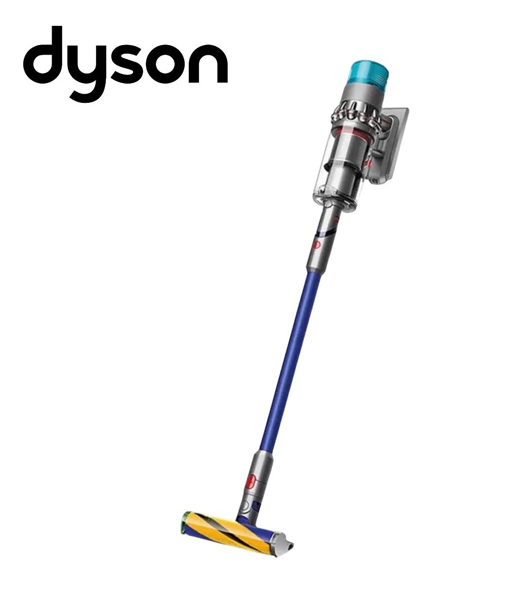 Пылесос вертикальный Dyson G5 Detect Fluffy, серый/синий