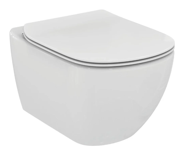 Унитаз подвесной Ideal Standard Tesi ST007901 с сиденьем микролифт (T007901+T352701), белый