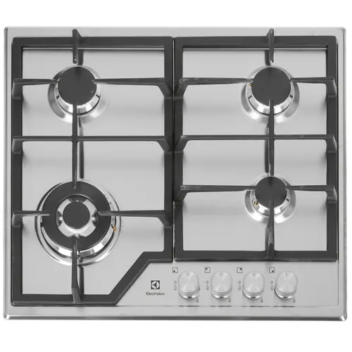 Варочная панель газовая Electrolux EGS6436SX, нержавеющая сталь