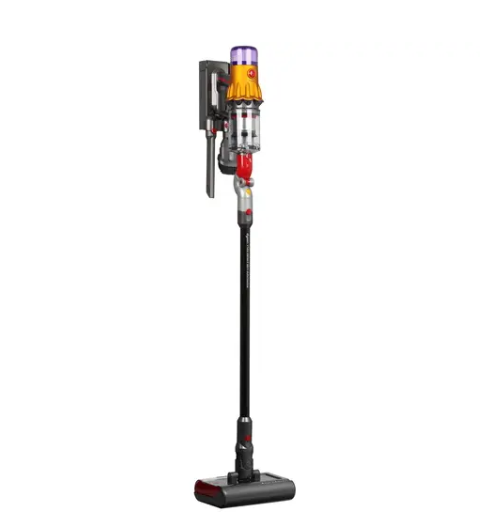 Пылесос вертикальный Dyson V12s Detect Slim Submarine (448793-01), желтый/серебристый
