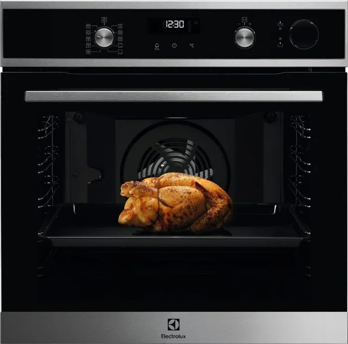 Духовой шкаф электрический Electrolux EOC6P71X, серебристый