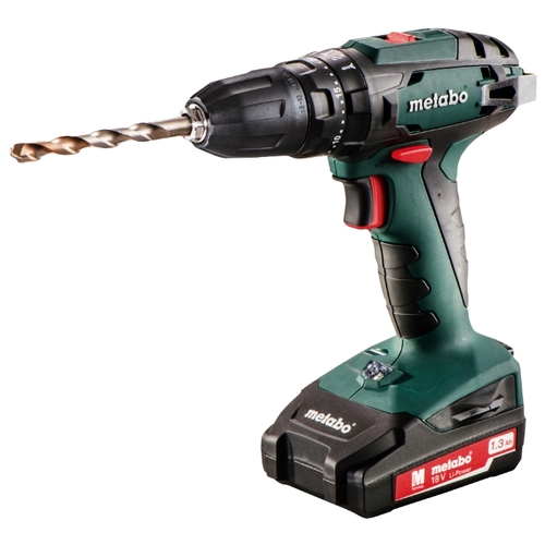 Дрель-шуруповерт metabo SB 18 1.3Ah x2 Case