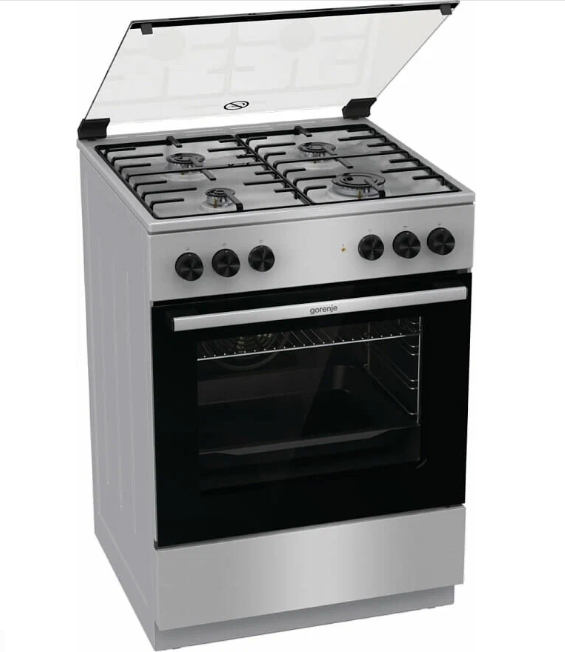 Плита комбинированная Gorenje GK6A40XH, нержавеющая сталь