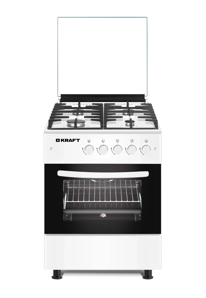 Плита газовая KRAFT KF-FSF6427AGWI, белый