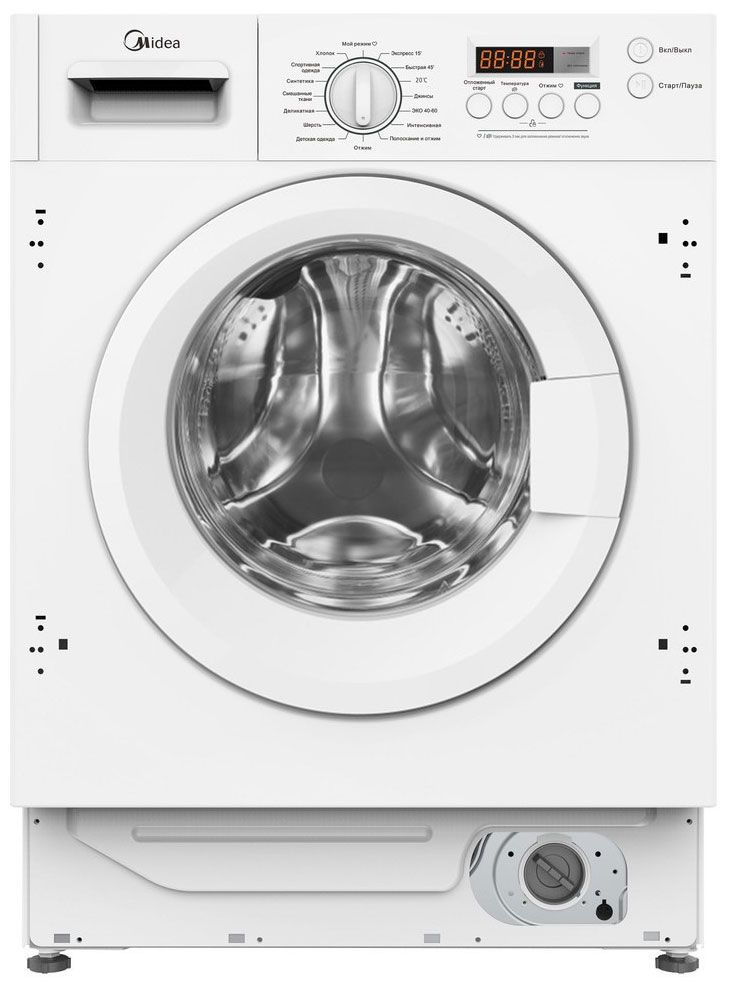 Стиральная машина встраиваемая Midea MFG10W60(W-RU), белый