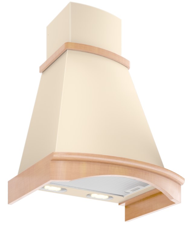 Вытяжка купольная ELIKOR ROTONDA 50P-650-P3L GOLD/OAK
