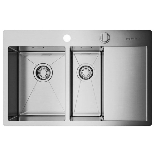 Врезная кухонная мойка OMOIKIRI Akisame 78-2-IN-L