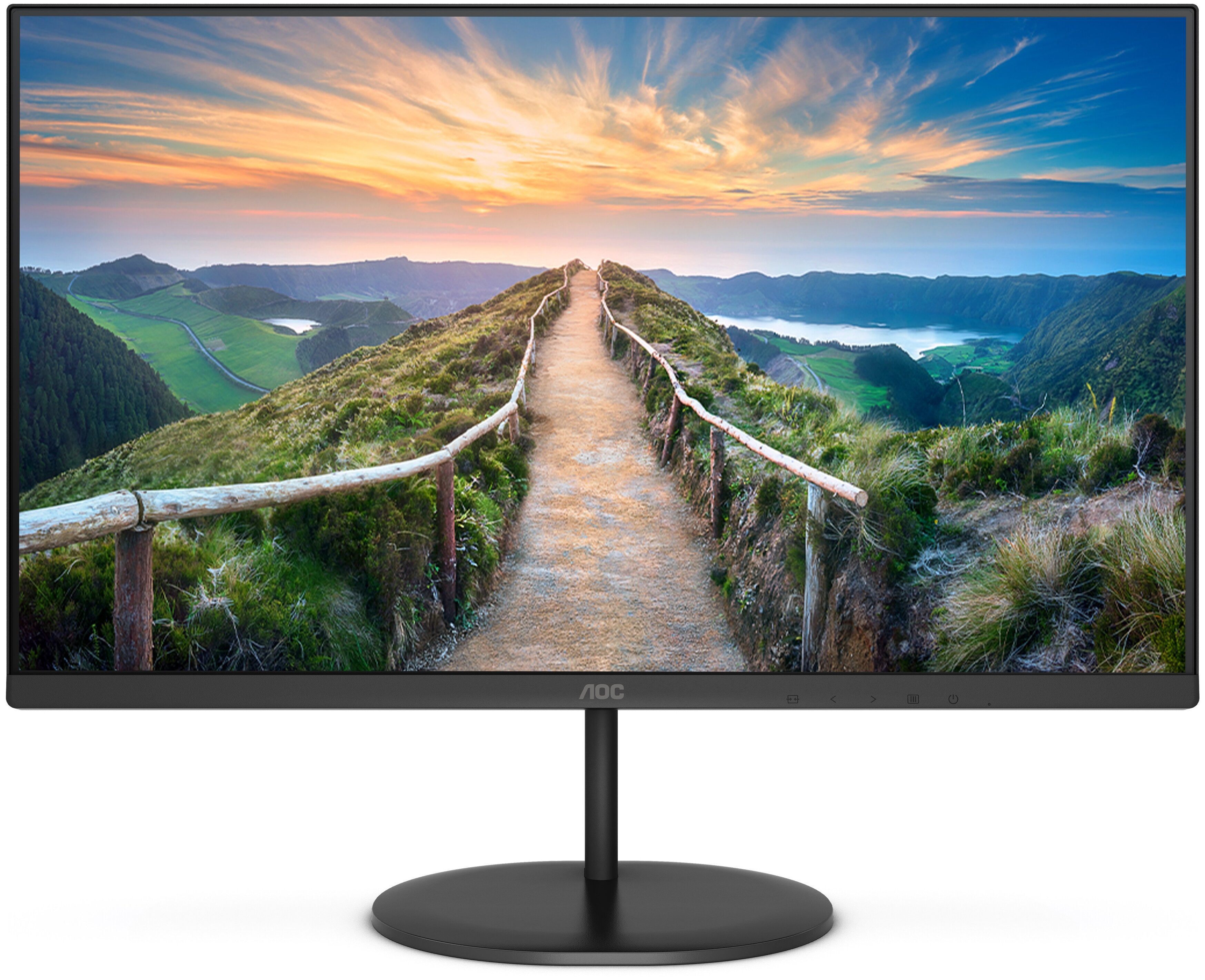 Монитор AOC Q24V4EA черный