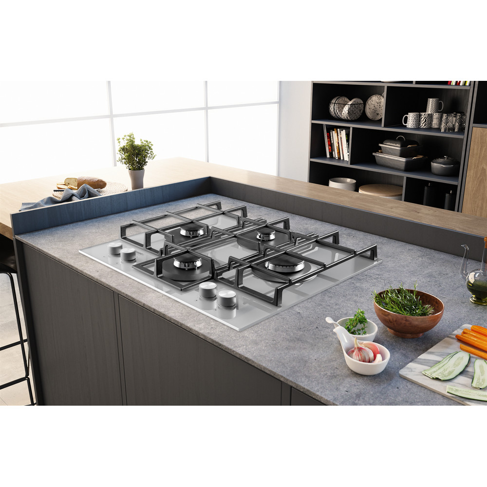 Варочная панель газовая Hotpoint-Ariston HAGS 61F/WH