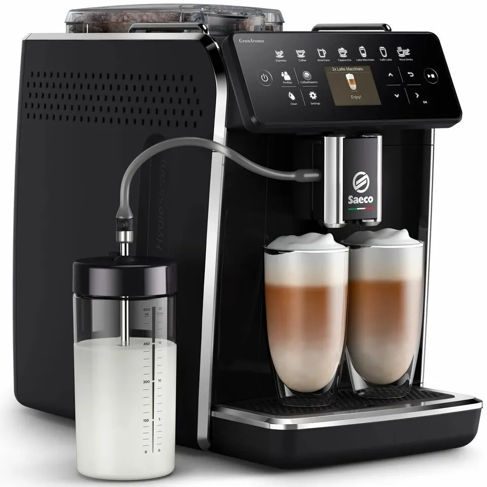Кофемашина Saeco SM6582/10 черный/серебристый