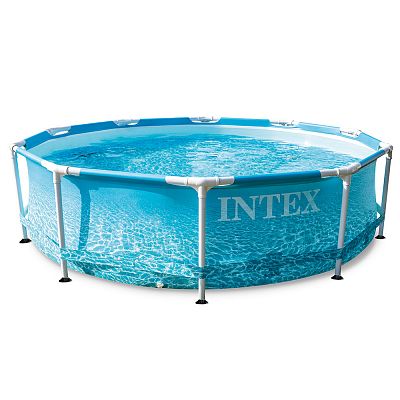 Бассейн Intex Metal Frame Beachside 28206
