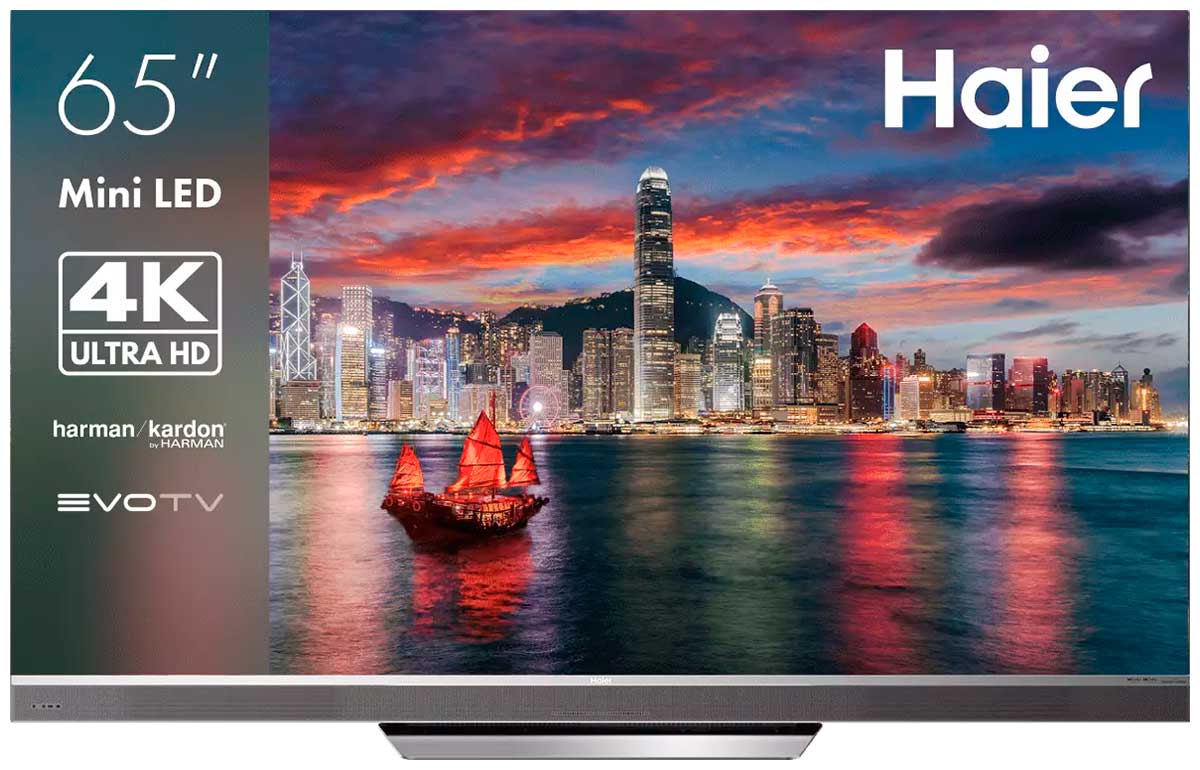 Телевизор Haier 65 Mini LED Pro, серый