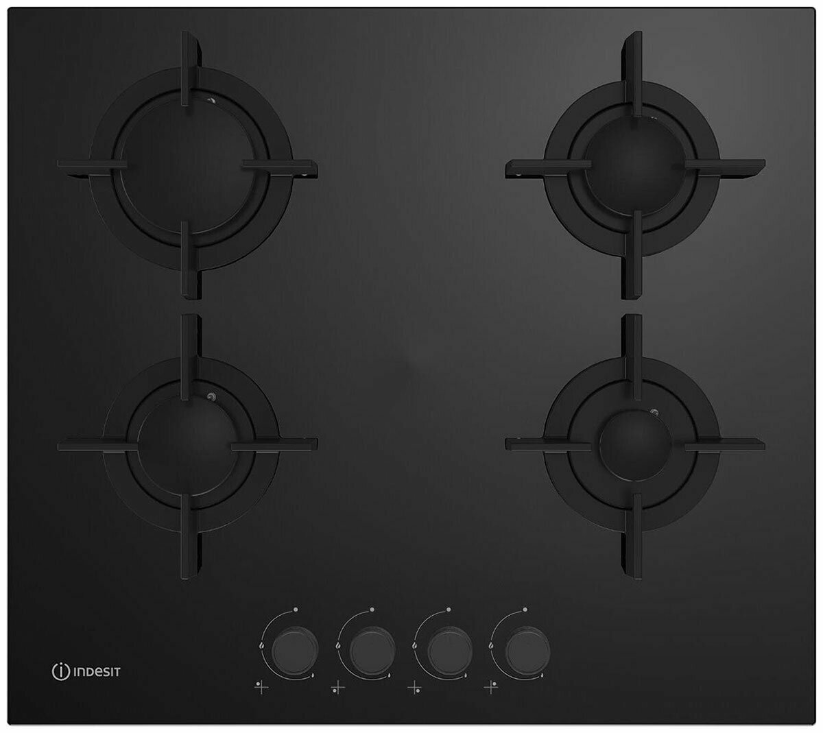 Варочная панель газовая Indesit INGT 61 IC/BK, черный