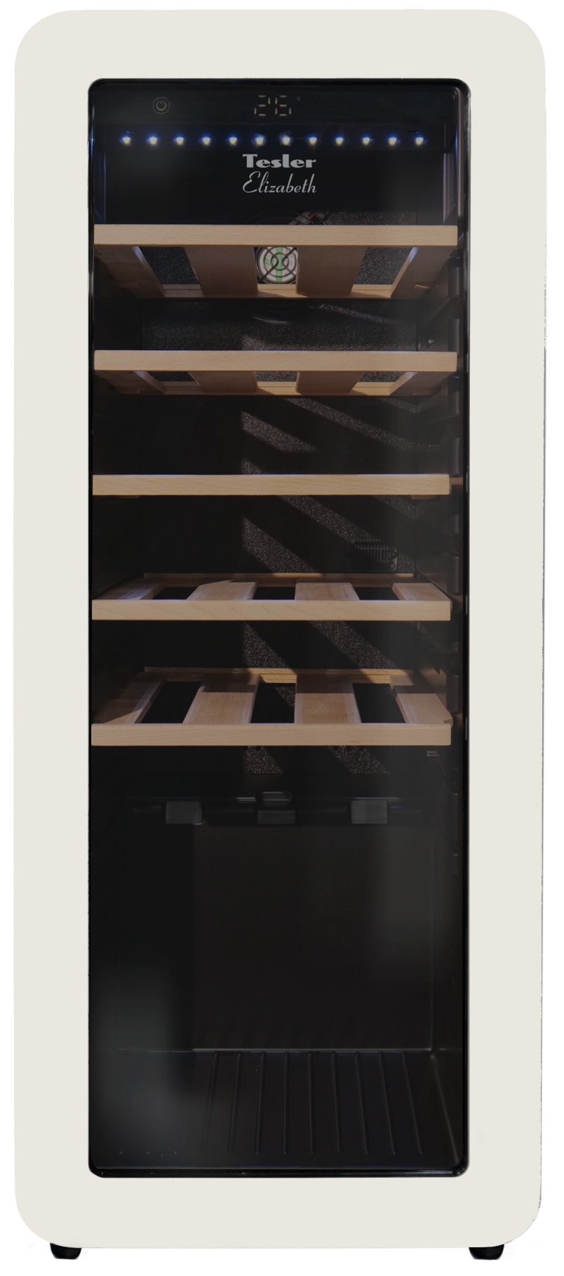 Винный шкаф Tesler CWC-248 Ivory LD (левая дверца)