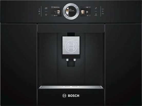 Кофемашина автоматическая встраиваемая Bosch CTL636EB6, черный
