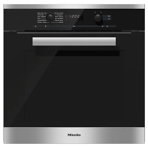 Духовой шкаф электрический Miele H 2467 BP Active ObsidianBlack EL, черный обсидиан/серебристый