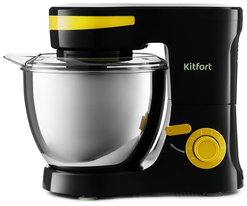 Миксер Kitfort KT-3044 черный/желтый