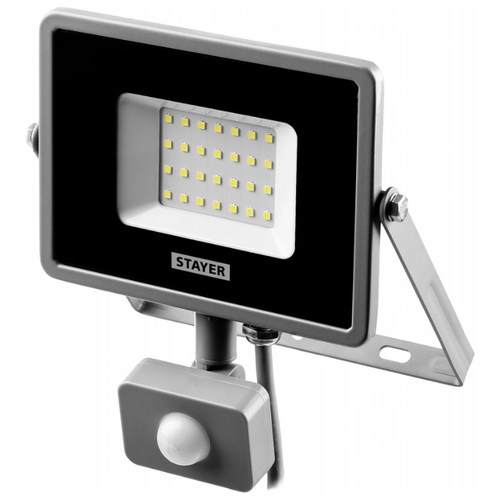Прожектор светодиодный с датчиком движения 30 Вт STAYER Profi 57133-30