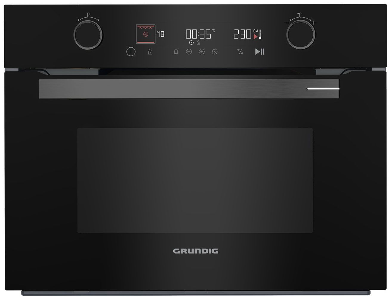 Духовой шкаф электрический Grundig GEKW12400B, черный