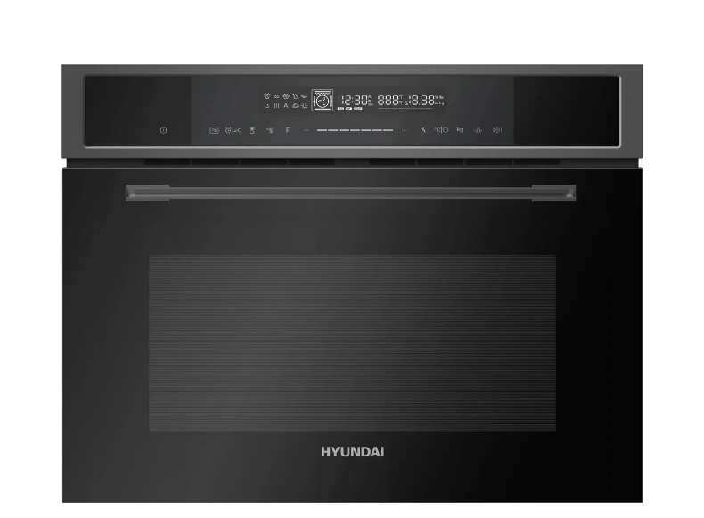 Духовой шкаф электрический Hyundai HMEO 6580 DX, черный