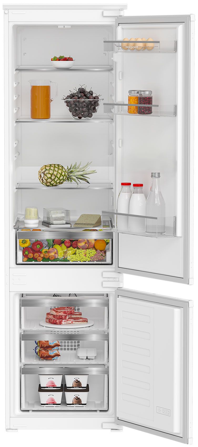 Холодильник встраиваемый Hotpoint HBH 20, белый