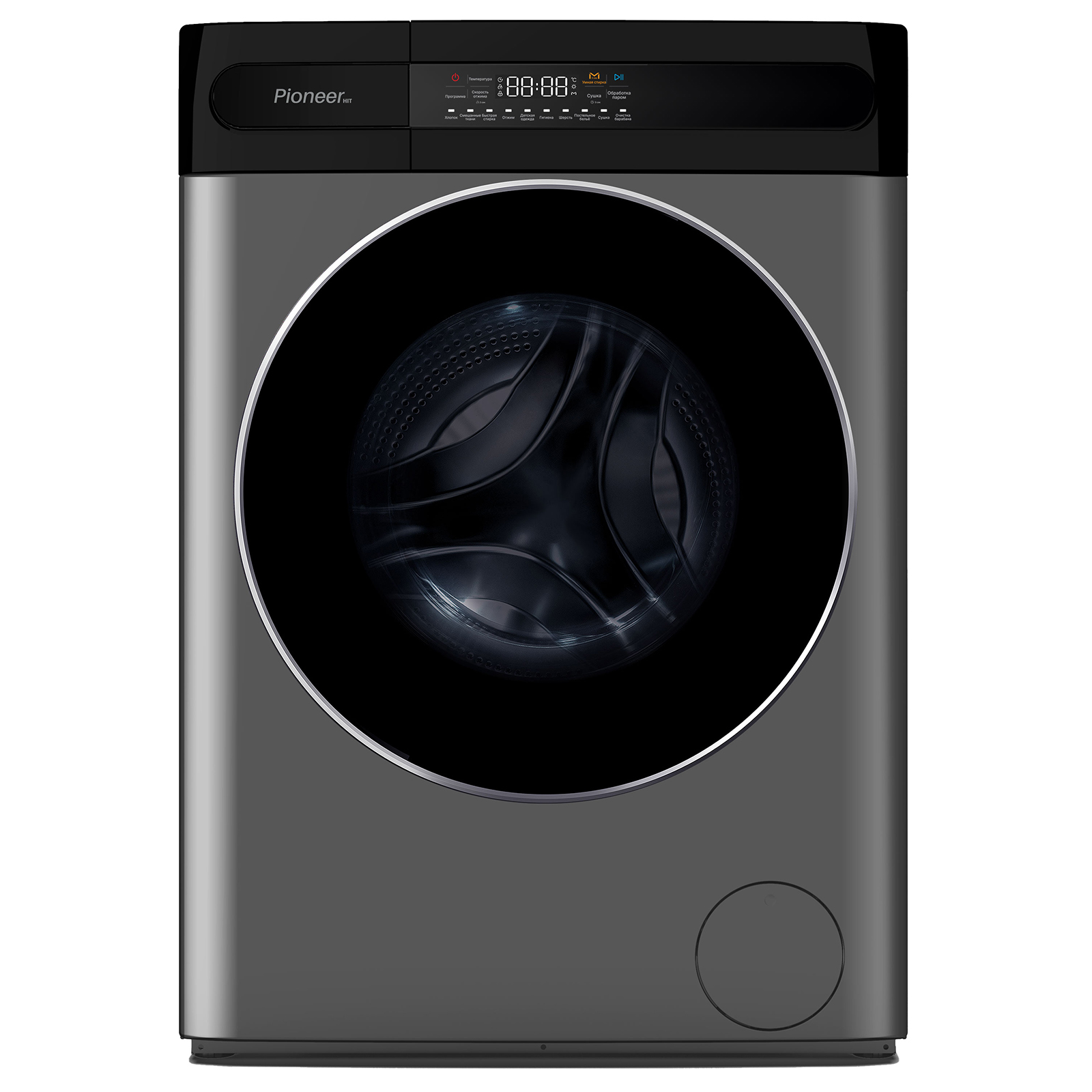 Стирально-сушильная Pioneer WMD-241605DG, темно-серый