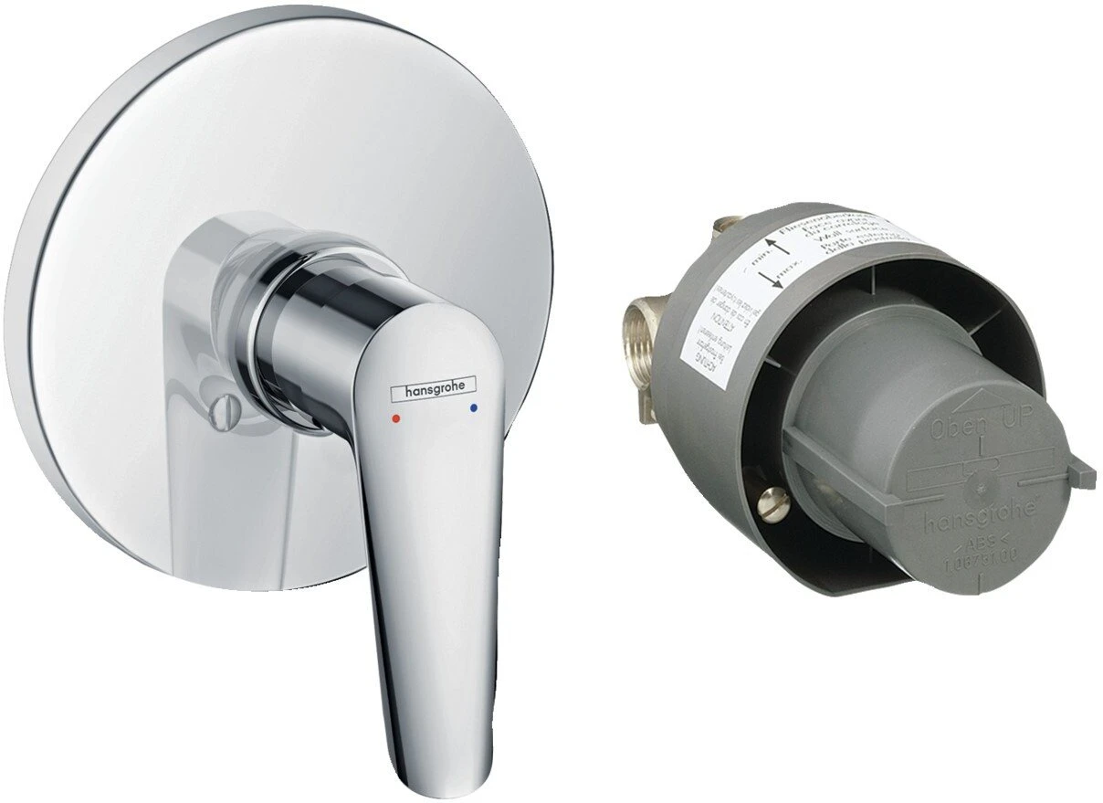 Смеситель для душа и ванны встраиваемый Hansgrohe Logis E 71608000 (с внутренней частью)