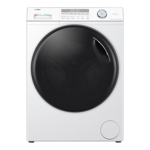 Стиральная машина с сушкой Haier HWD80-BP14959 белый/черный