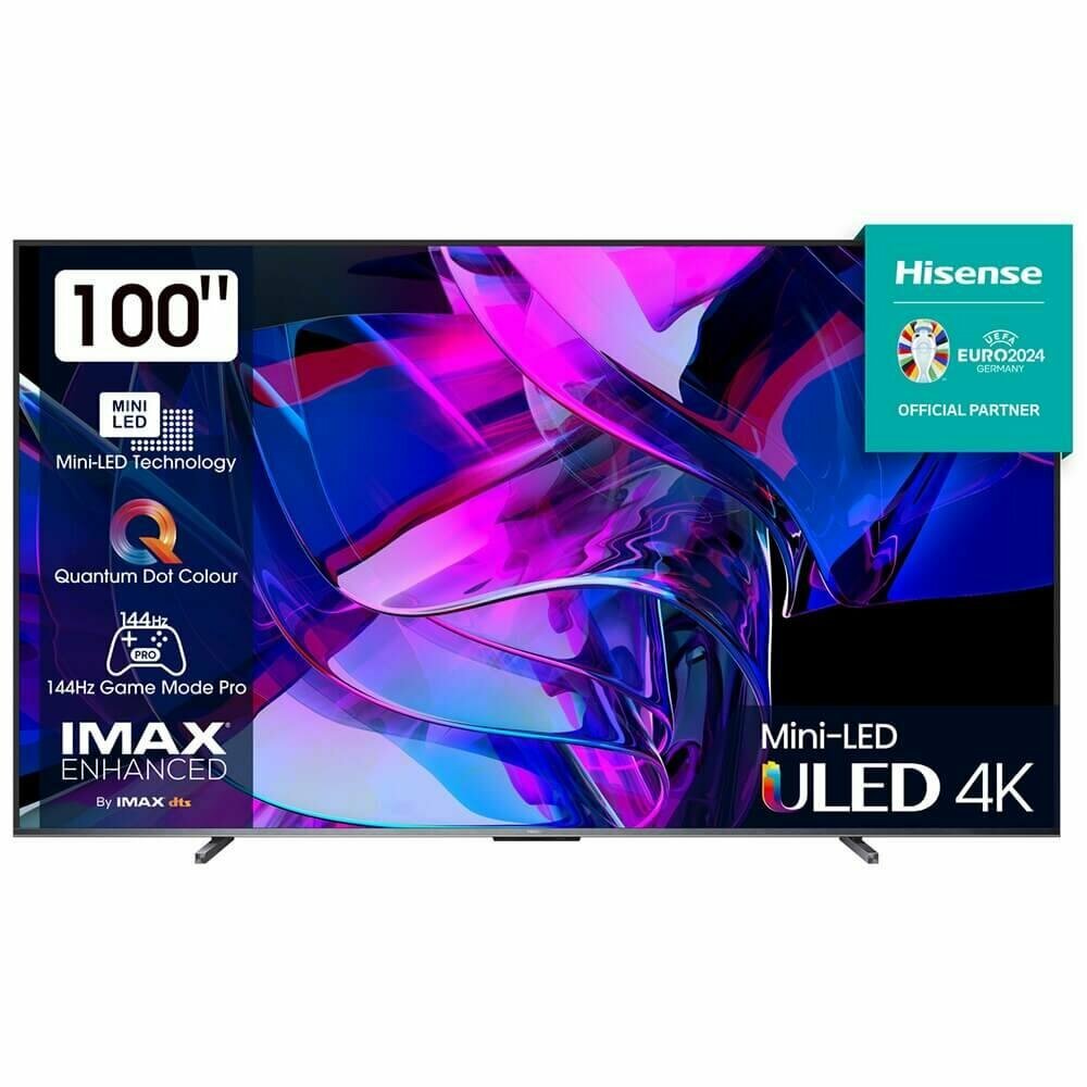 Телевизор Hisense 100U7KQ, черный
