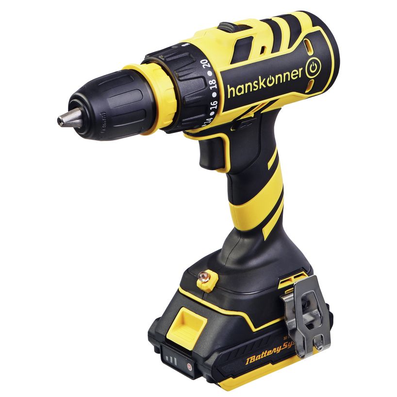 Дрель аккумуляторная Hanskonner HCD1865C