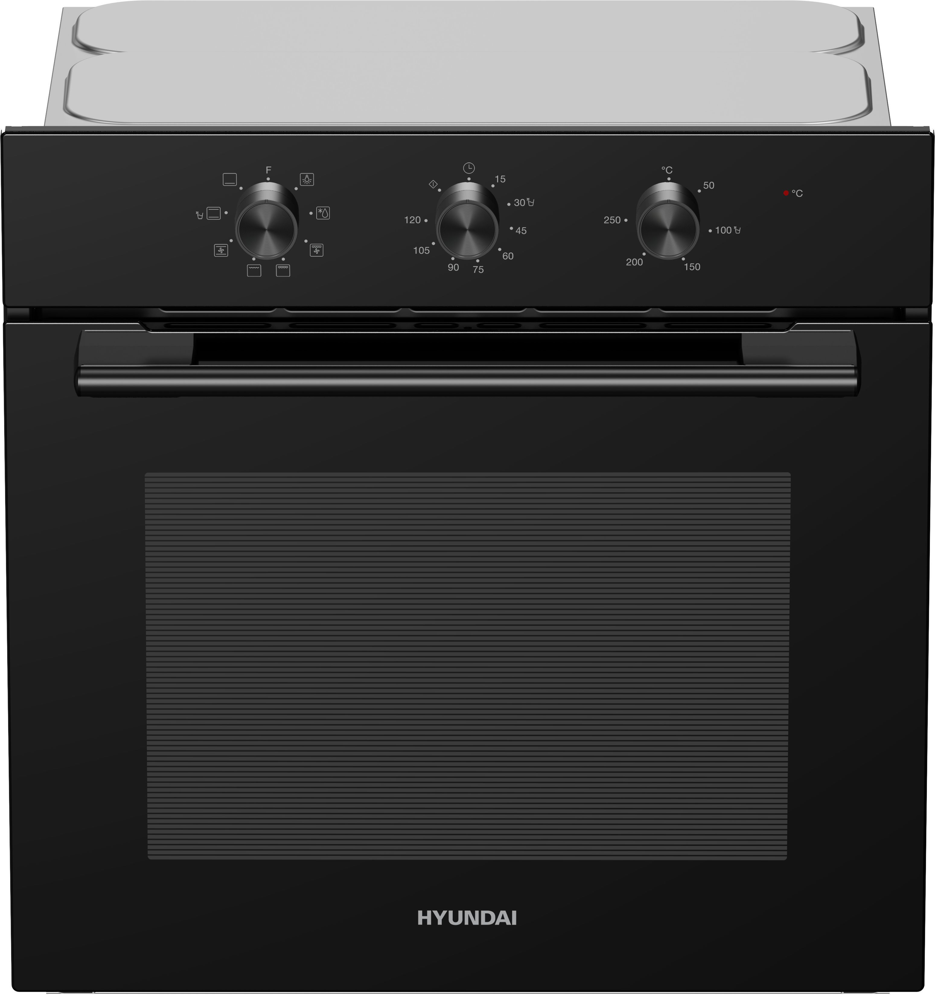 Духовой шкаф электрический Hyundai HEO 6635 BG, черный