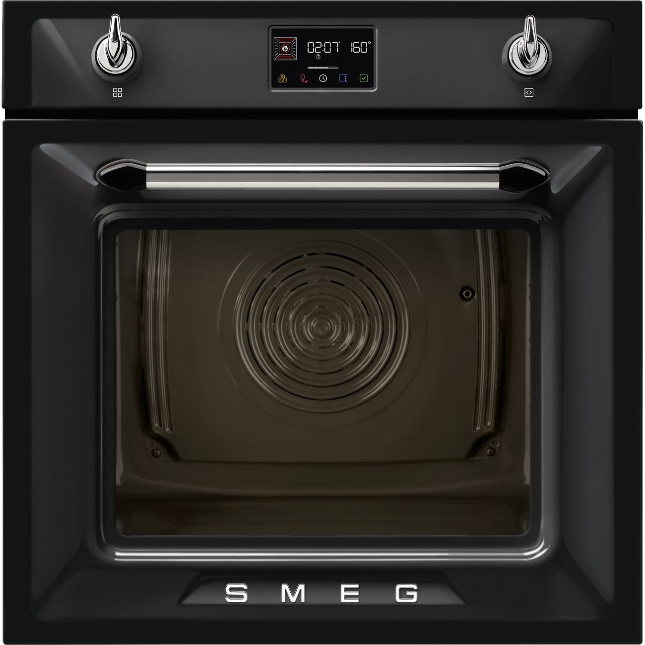 Духовой шкаф SMEG SOP6902S2PN, черный