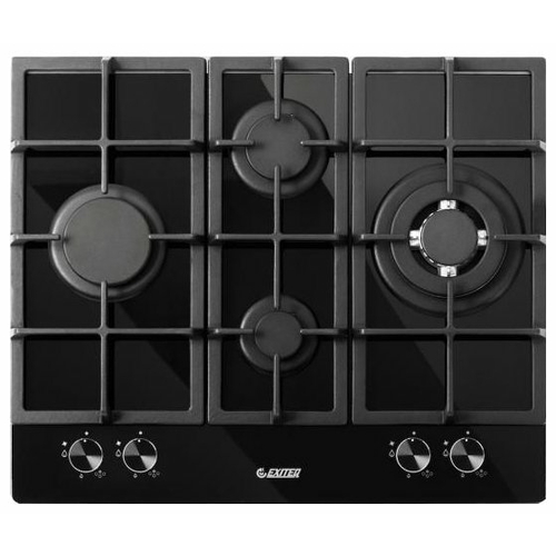 Варочная панель газовая Exiteq PF 640 STGB-E/A, черный