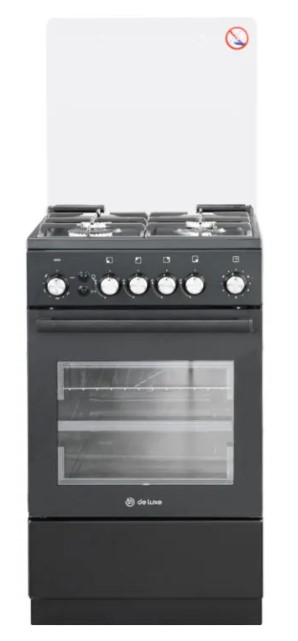 Плита газовая De Luxe 5040.40г(кр) ЧР-015, черный