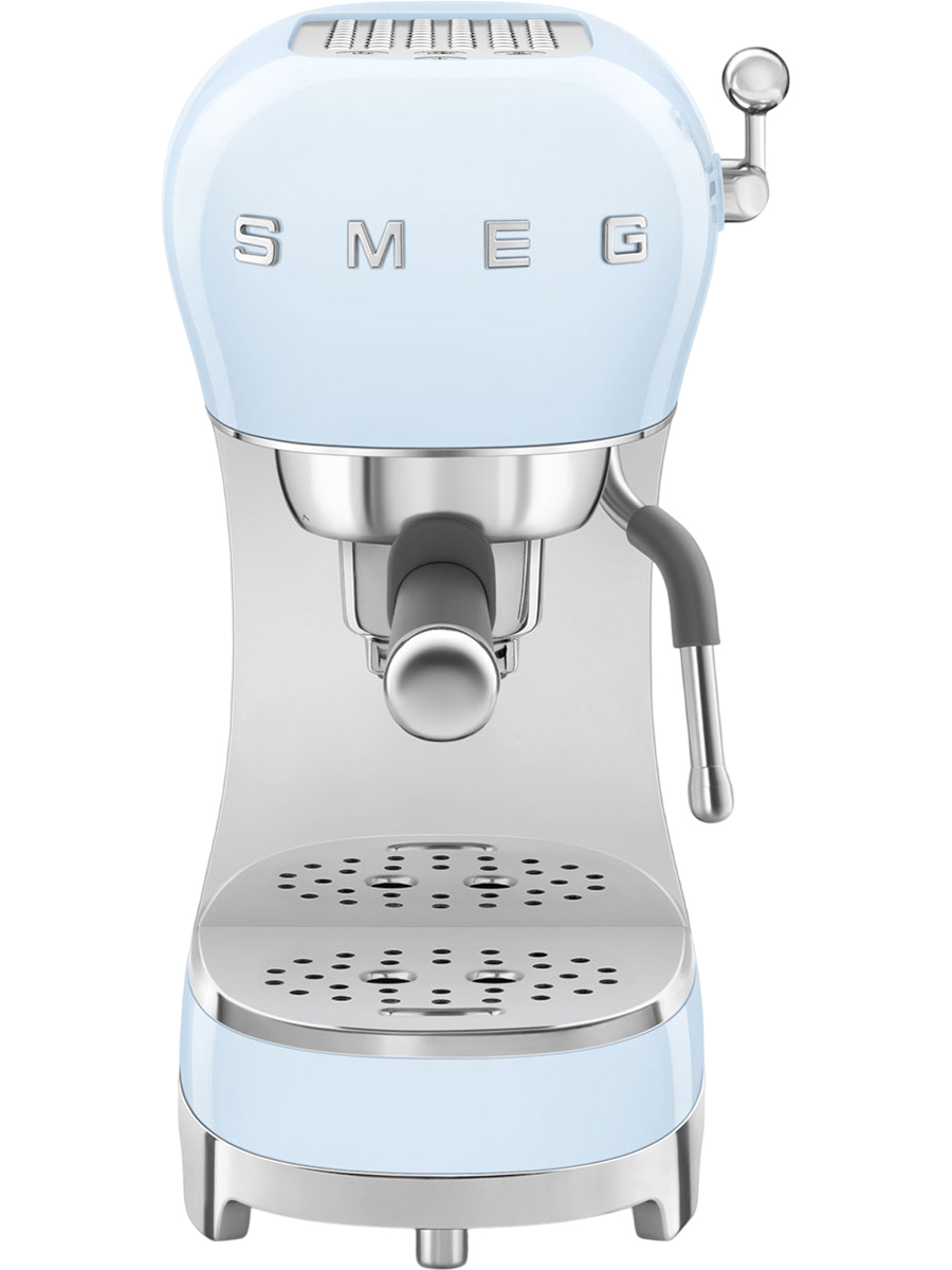 Кофеварка рожковая Smeg ECF02PBEU, голубой