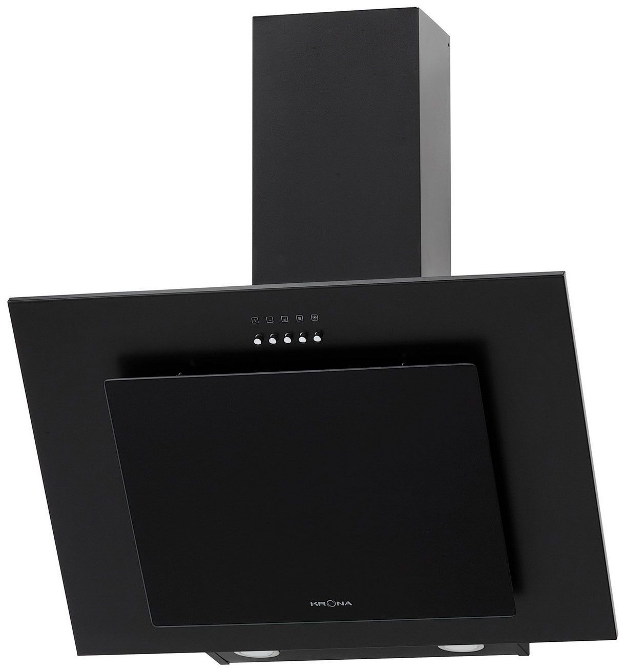 Вытяжка наклонная Krona Vierkant 600 Black PB