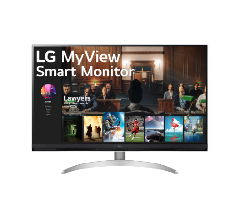 Монитор LG MateView 32SQ700S-W, белый/серебристый