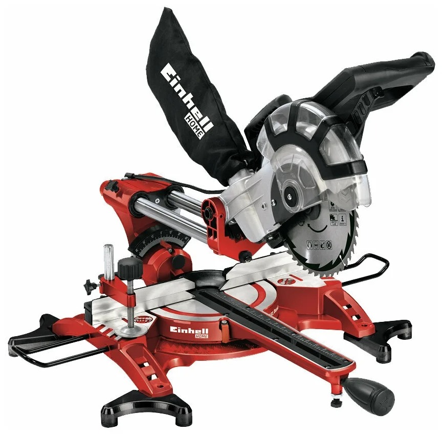 Пила торцовочная с протяжкой Einhell TC-SM 2131/1 Dual, 1800 Вт