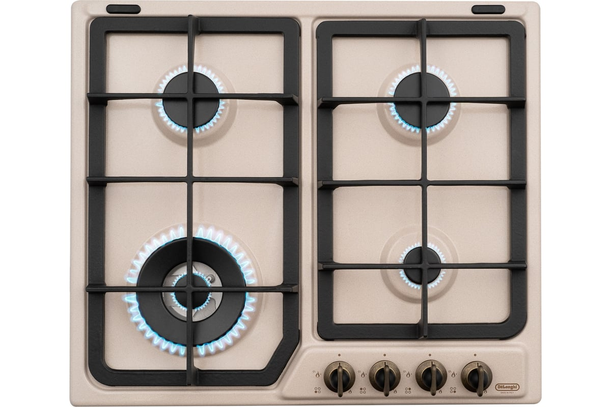 Варочная панель газовая DeLonghi OWF 46 PRO RUS, бежевый