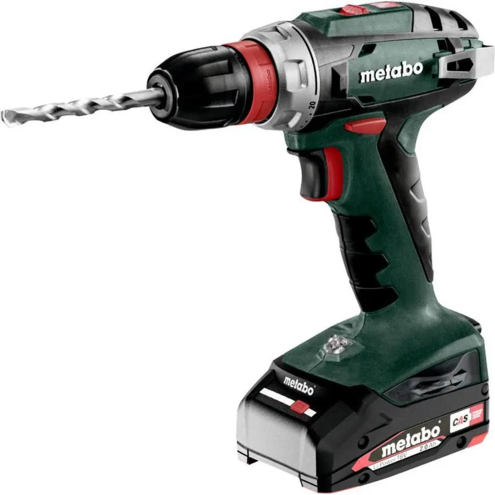 Дрель-шуруповерт Metabo BS 18 Quick 10мм 2.0Ah x2 Case 602217500