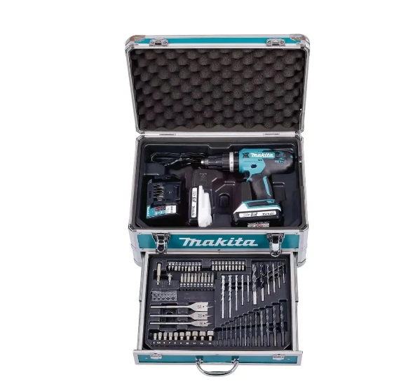 Дрель-шуруповерт аккумуляторная Makita HP488D009 (кейс, с 2хАКБ и ЗУ)