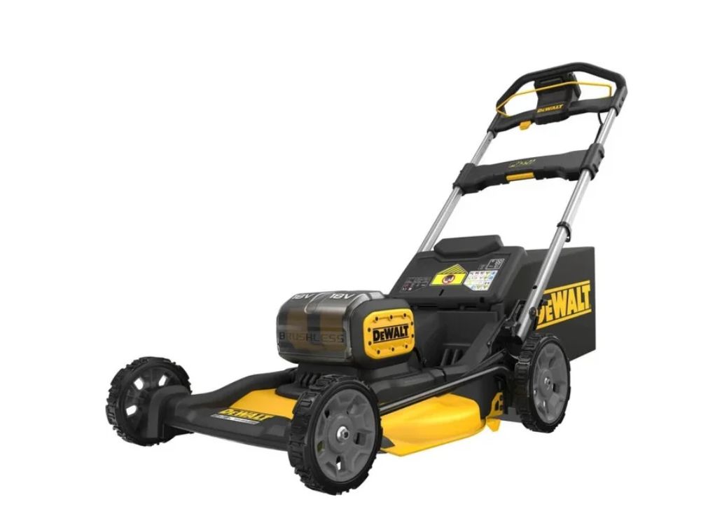 Газонокосилка аккумуляторная Dewalt DCMWP134W2-QW (2 АКБ и ЗУ)