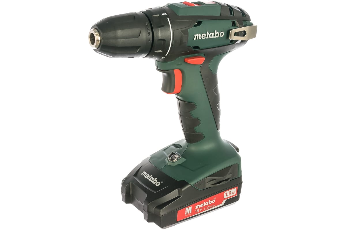 Дрель-шуруповерт аккумуляторная Metabo BS 18 2x1,5 Ач